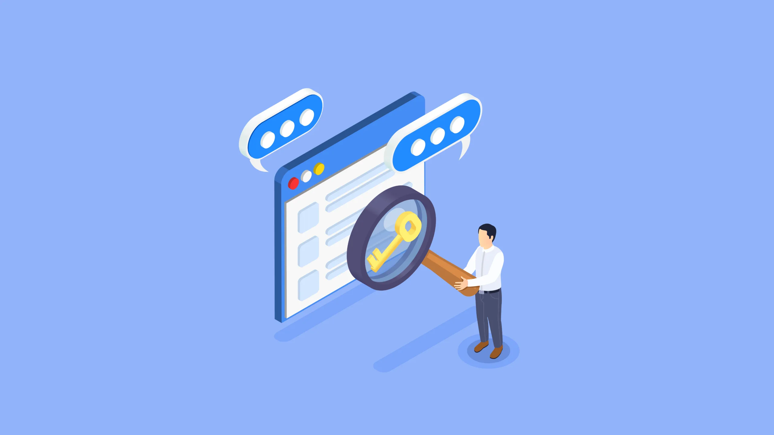 תמונת אווירה למאמר בנושא מחקר מילות מפתח בעברית עם מילת המפתח מוטבעת על גבי התמונה